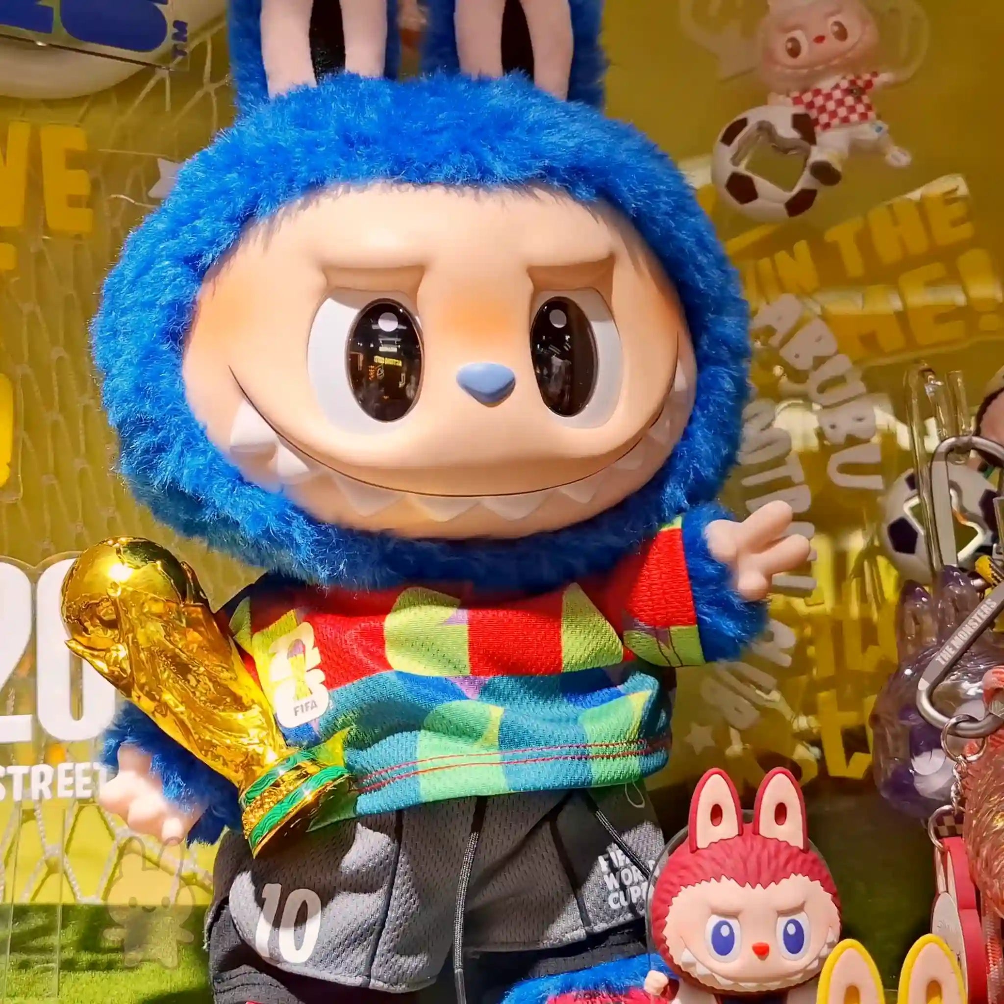 Labubu FIFA SERIES Catch the Win Vinyl Plush Doll