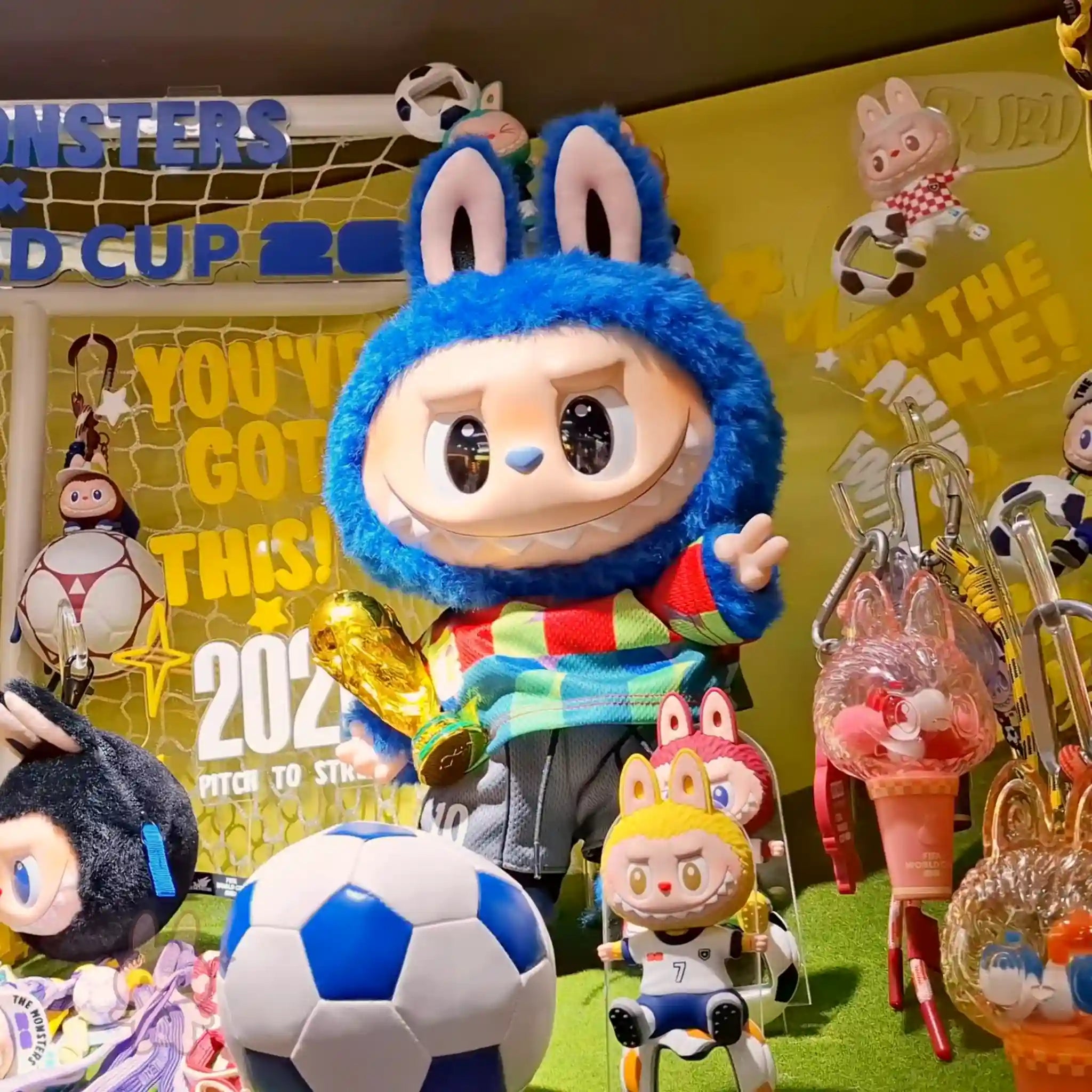 Labubu FIFA SERIES Catch the Win Vinyl Plush Doll