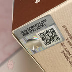 Scratch-off label with QR code on a product packaging
