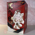 Pop-Mart-Have-a-good-run Animated character on a product packaging box with a red and black design