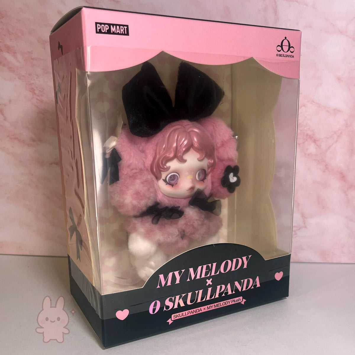 Pop Mart Skullpanda x My Melody Plush (Sanrio) | Cutiemalta