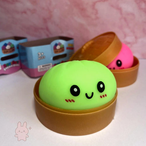 squishy dumpling open in box