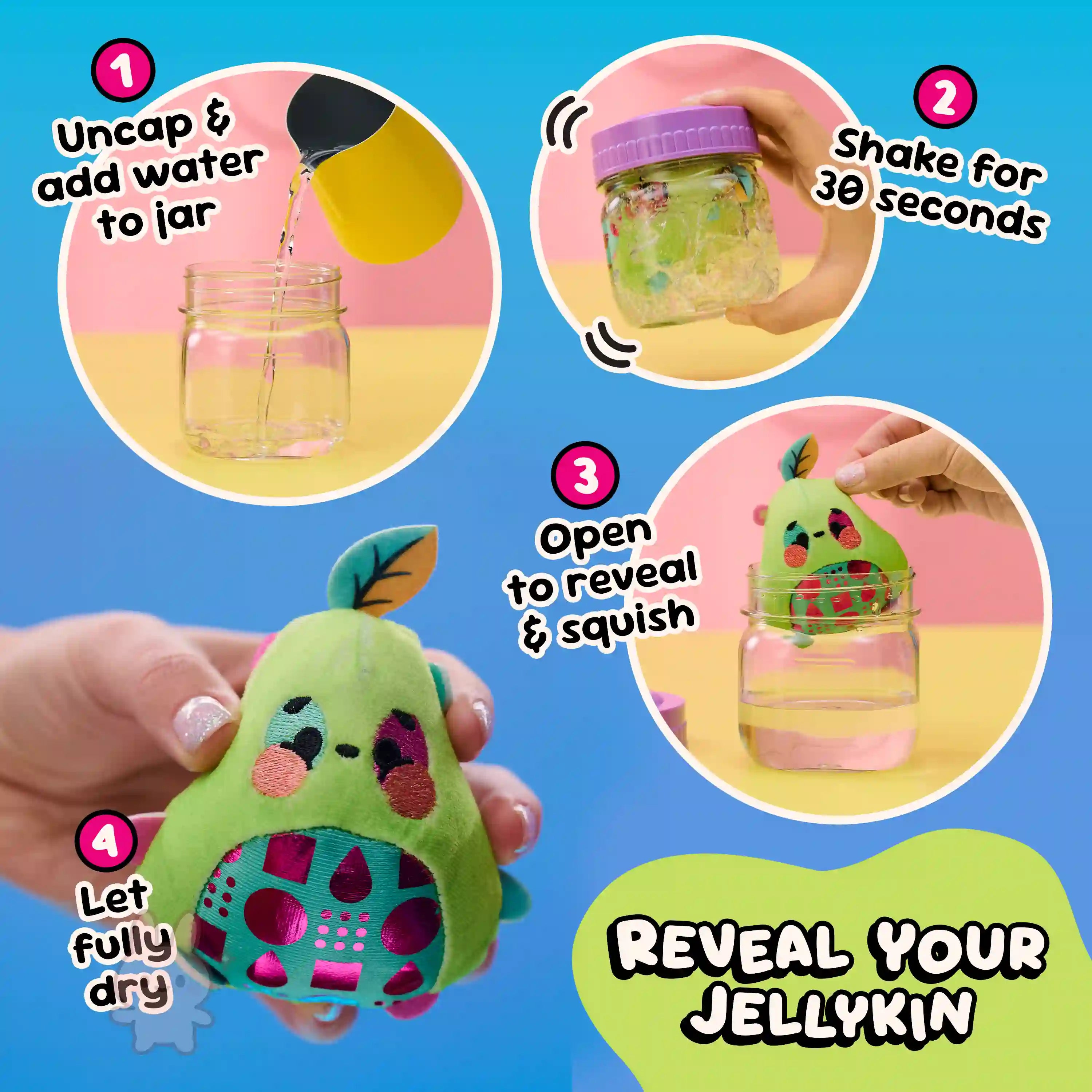 Magic Jellykins Surprise Plush Jar