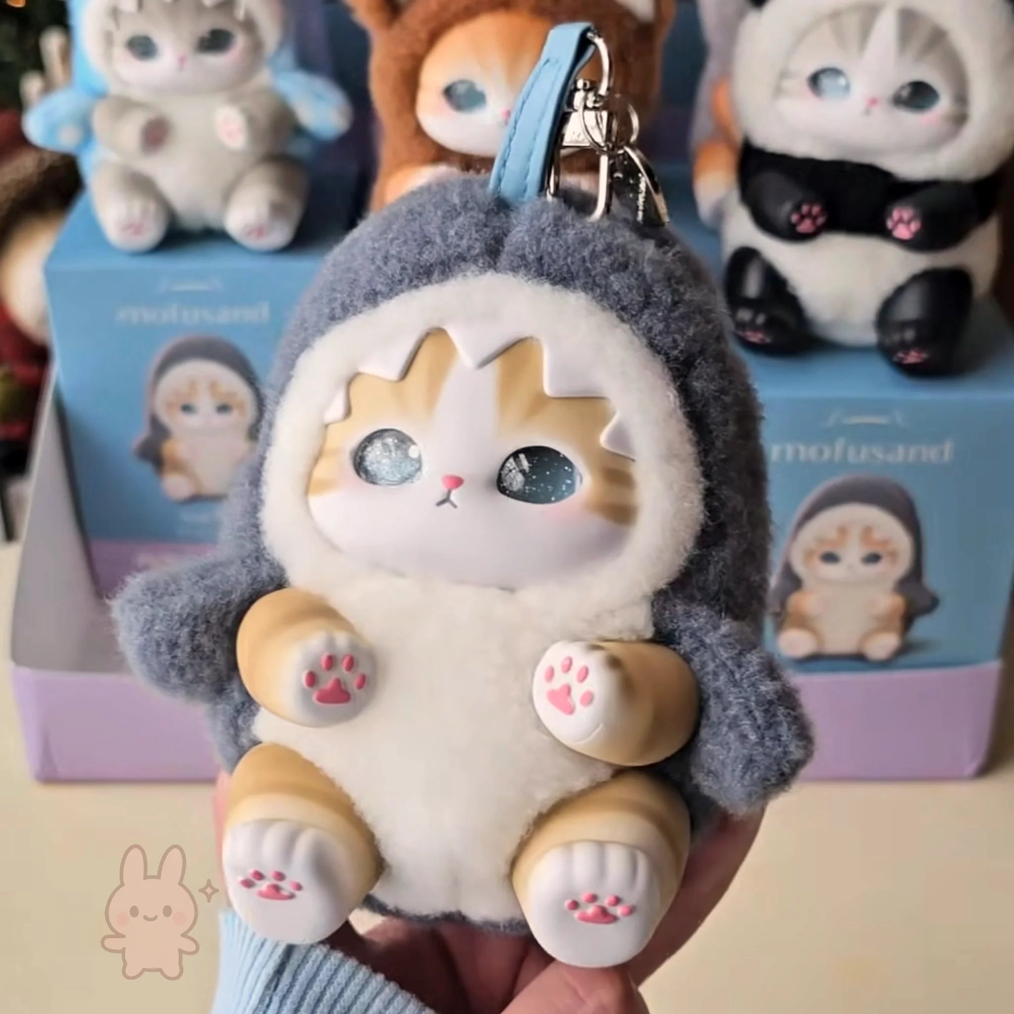 Mofusand Kiramekko Fluffy Kittens Plush Mascot Blind Box – Cutiemalta