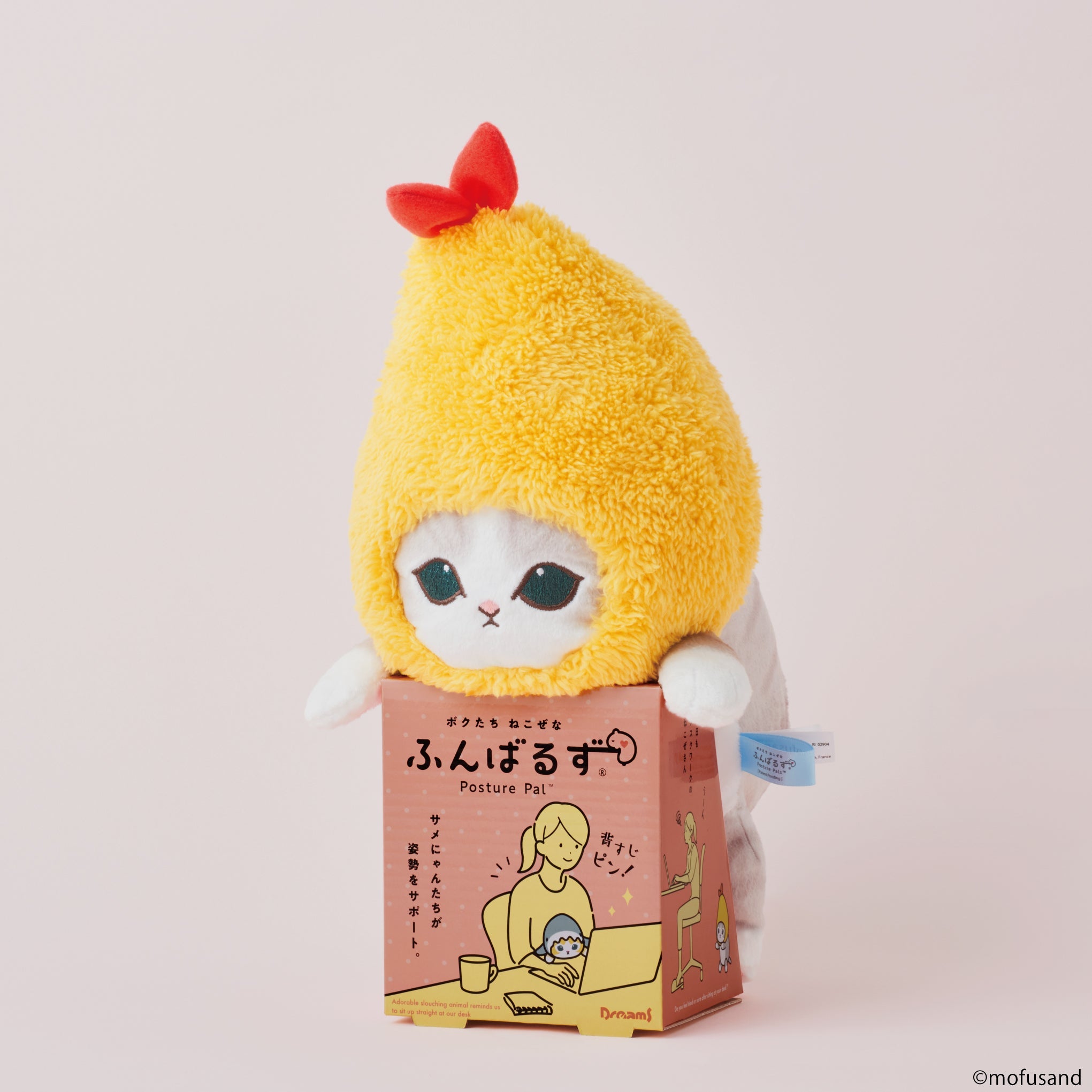 Posture Pal Mofusand Shrimp Meow with packaging
