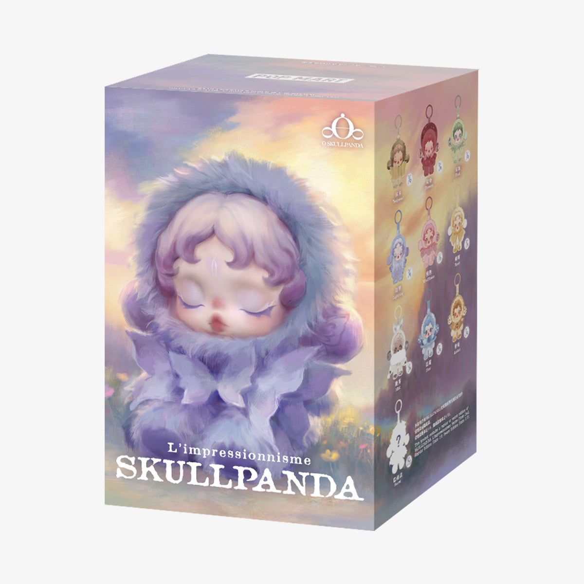 SKULLPANDA L’impressionnisme plush blind box packaging