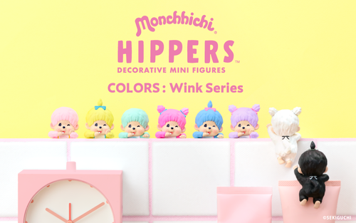 Sonny Angel Monchhichi HIPPERS COLORS Wink Series lineup