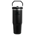 Stanley IceFlow Flip Straw 2.0 Tumbler 0.89L in Black 2.0, front view