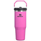 Stanley IceFlow Flip Straw 2.0 Tumbler 0.89L in Hot Pink, front view