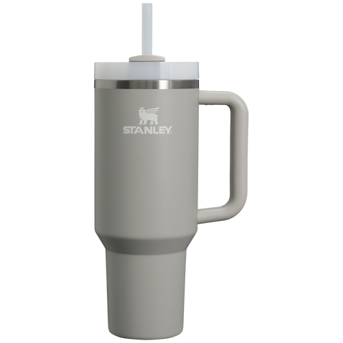 Stanley Quencher H2.0 FlowState Tumbler 1.18L in Ash, front view