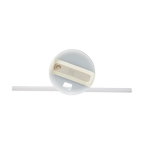 White Stanley Silicone straw tip with a white base on a white background