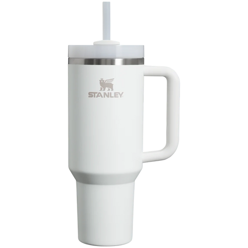 Stanley Quencher H2.0 FlowState Tumbler 1.18L in Frost, front view