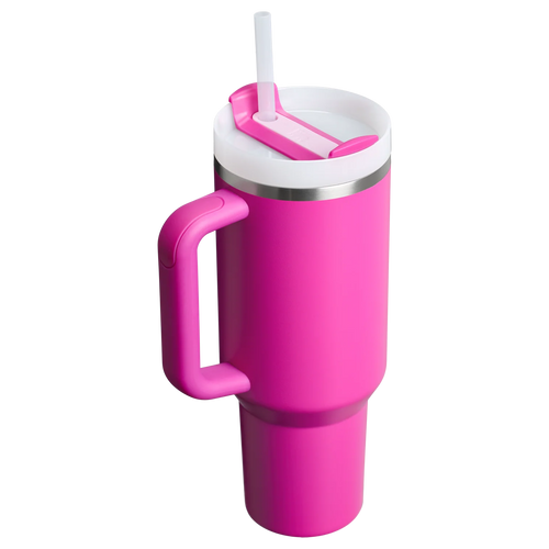 Stanley Quencher H2.0 FlowState Tumbler 1.18L in Violet Blossom, rear view