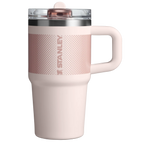 Stanley Quencher ProTour Flip Straw Tumbler 0.59L in Rose Quartz Fade, front view