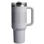 Stanley Quencher ProTour Flip Straw Tumbler 1.18L in Ash Fade, front view with straw closed