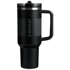 Stanley Quencher ProTour Flip Straw Tumbler 1.18L in Black Fade, front view
