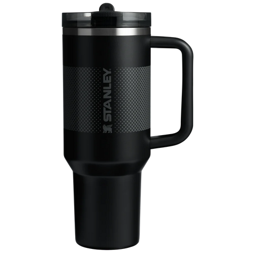 Stanley Quencher ProTour Flip Straw Tumbler 1.18L in Black Fade, front view