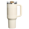 Stanley Quencher ProTour Flip Straw Tumbler 1.18L in Cream Fade, front view