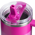 Flip Straw lid detail on the Stanley Quencher ProTour 1.18L in Violet Blossom Fade